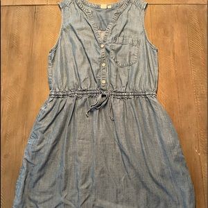 GAP jeans dress, size large